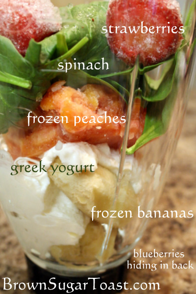 smoothies with spinach