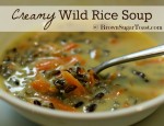 Freezable Wild Rice Soup