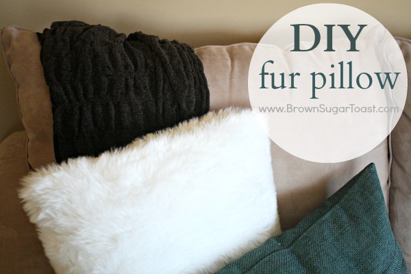 DIY Fur Pillow