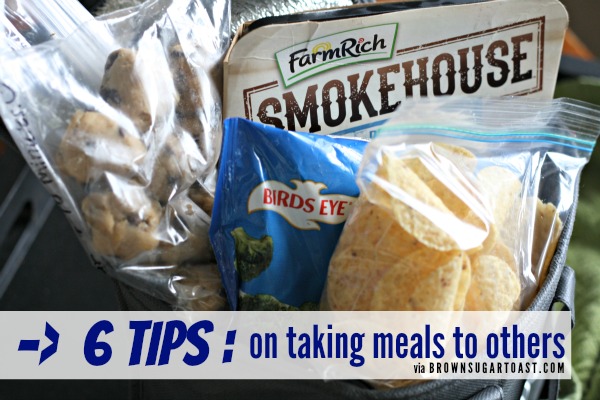 6 TIPS :: taking meals to others