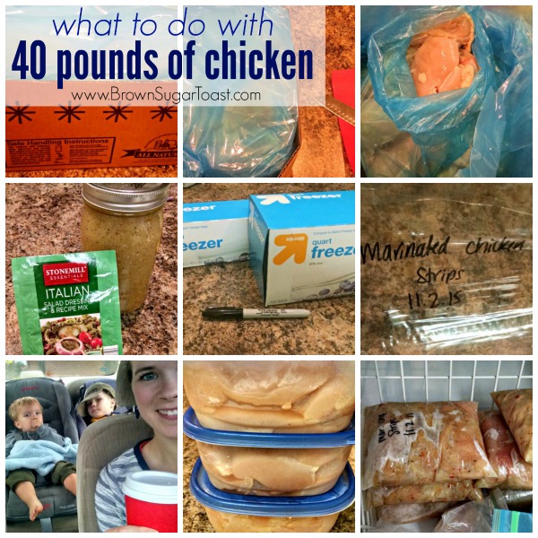 What to Do With 40 Pounds of Chicken
