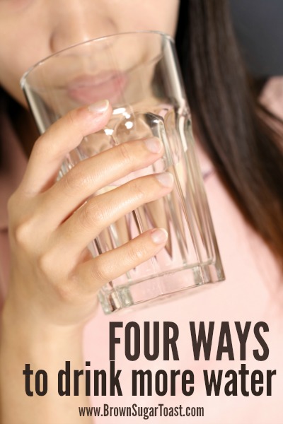 4 Ways to Drink More Water